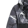 thumbnail image 7 of SSAAVKUY Waterproof Jackets for Men, Men's Rain Jacket Lightweight Raincoat with Hood Outdoor Running Hiking Cycling Camo Coat Gray 16, 7 of 7