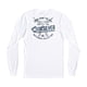 thumbnail image 1 of Quiksilver Mens Tails Up Long Sleeve Tee Graphic T-Shirt, white, 2XL, 1 of 1