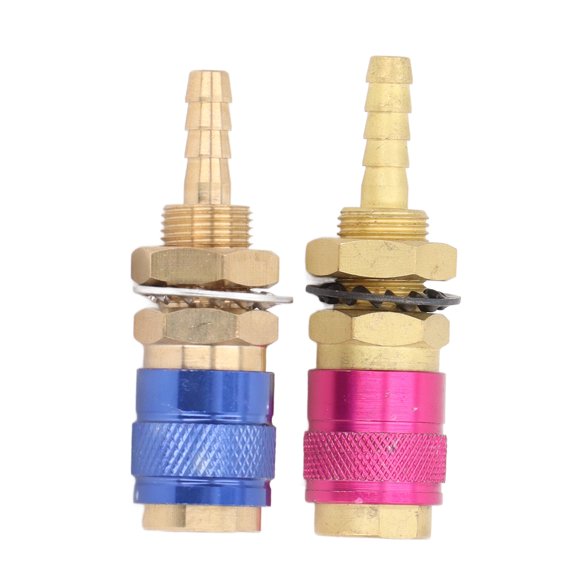 Gas Adapter Portable Brass Quick Connector with Plug for PTA DB MIG TIG Welding Torch