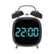 thumbnail image 4 of Reloj despertador digital LED de escritorio, decoración del hogar, alarma fuerte para dormitorio de oficina Azul, 4 of 9