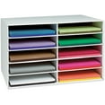thumbnail image 2 of Classroom Keepers Construction Paper Storage, White, 12-1/4"W x 18-1/4"D x 3"H, 2 of 2