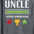 thumbnail image 3 of Instant Message - Uncle Level Unlocked Long Sleeve Graphic T-Shirt, 3 of 6