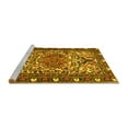 thumbnail image 2 of Ahgly Company Machine Washable Indoor Rectangle Persian Yellow Traditional Area Rugs, 8' x 12', 2 of 4