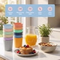 thumbnail image 5 of MASTERCOOK 12-Pack Unbreakable Reusable 8oz Plastic Cups, Stackable BPA-Free Tumblers, 5 of 9