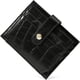 thumbnail image 1 of Billetera de cuero delgada con diseño minimalista, billetera plegable, billetera para monedas, tarjetero de cuero de alta calidad con ventana para identificación para un fácil acceso (billetera, 1 of 7
