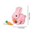 thumbnail image 4 of Simulación Juguete Conejo Mascota Electrónica Pet Interactiva Eléctrico Con Regalo Zanahoria para Pequeños, 4 of 9