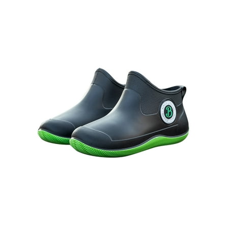 

Daeful Men s Women s Winter Fishing Boots Waterproof Deck Boots Comfortable No-Slip Sole with Plush Lined Green 5-5.5