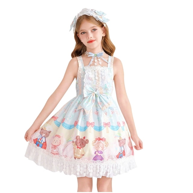 Robe Bébé Fille Bière Festival Soubrette Dentelle Princesse Robe Filles