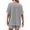 Gray, variant on Womens Crew Neck 2-Piece Short Sets Cap Sleeve Drawstring Summer Sweatsuit with Pocket Khaki XL