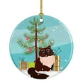 thumbnail image 1 of Himalayan Cat Merry Christmas Tree Ceramic Ornament, 1 of 1