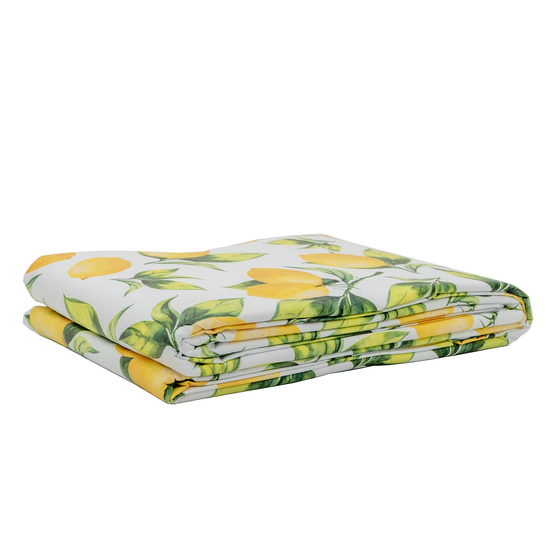 Con-Tact Brand Yard Goods Vinyl Fabric with Flannel Backing, Pre-Cut Fruits & Lemons, 60 in. x 72 in.