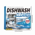 thumbnail image 3 of 24 Count Dishwasher Cleaner Tablets Deep Clean Deodorize Removes Limescale Grease Safe for All Brands Septic Portable, 3 of 5