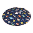 thumbnail image 2 of KLL Christmas Tree Skirt,Party Decorations Farmhouse for Christmas Decorations Holiday Party 30" -Planets And Stars, 2 of 6