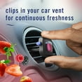 thumbnail image 2 of Febreze Car Air Freshener, Odor-Fighting Car Vent Clip, Berry & Bramble, 2 Count ( 3 Pack ), 2 of 8
