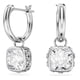thumbnail image 1 of Pendientes Swarovski Chroma Drop con piedras transparentes facetadas, 1 of 5