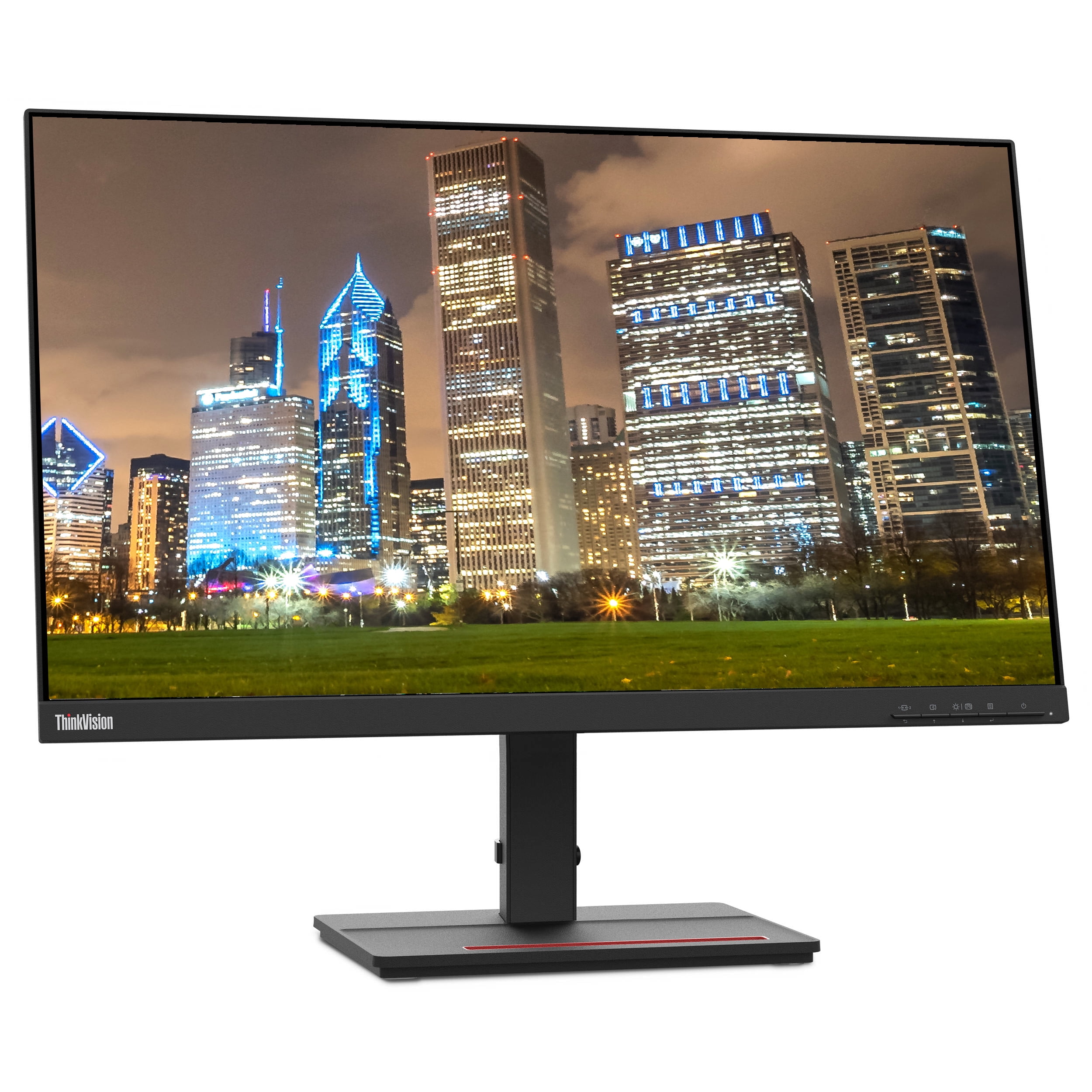 Lenovo ThinkVision S24e-20 23.8" Full HD WLED LCD Monitor 2-Pack Bundle with 250 Nit, FreeSync, 1920 x 1080, Vertical Alignment, HDMI-VGA, Raven Black, Fully Adjustable Desk Mount Monitor Stand