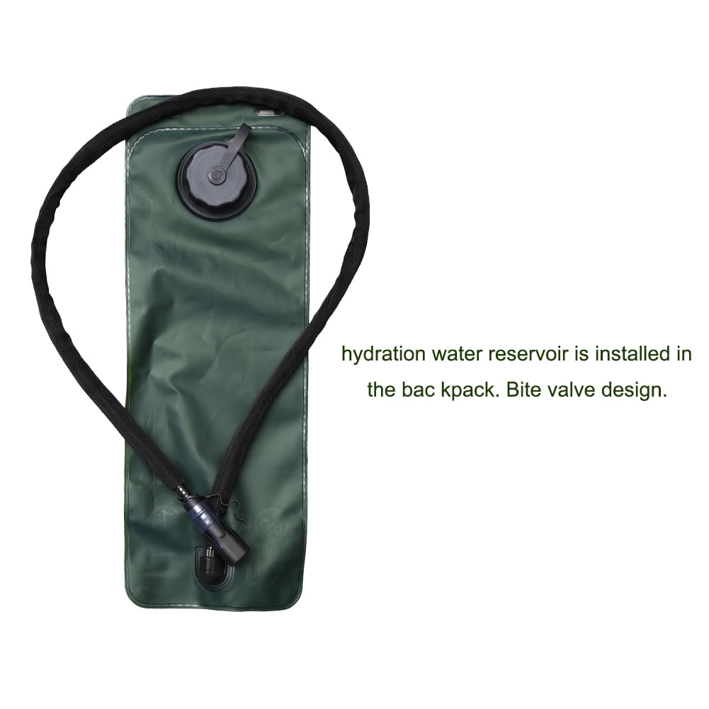 Hydration Pack with 3L Backpack Water Bladder Black Color:4.0 by LinTimes