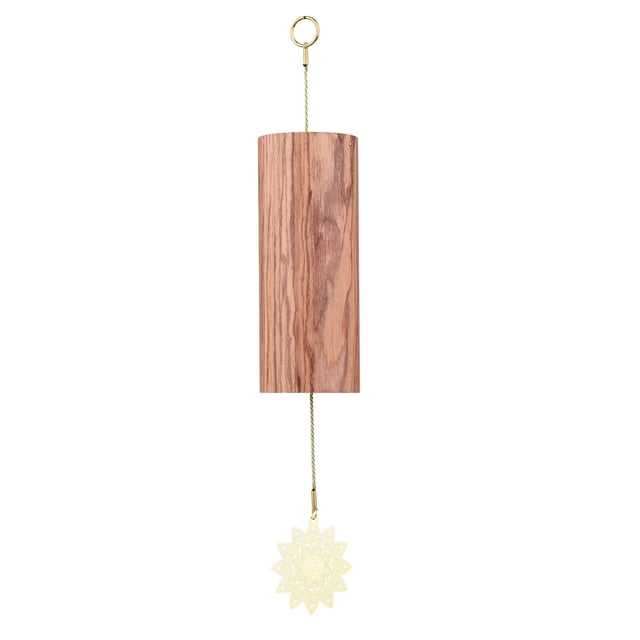 Carillón de viento Campanas de chakra Campanas de viento de bambú natural Acorde de meditación Campanilla de viento para jardín al aire libre Patio Decoración del hogar Meditación Zen Relajación Tomshoo carillón de viento