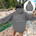 thumbnail image 2 of Women's Dear Person Behind Me No One Is You That's Your Hoodie Inspirational Pullover Casual Comfortable Streetwear, 2 of 2