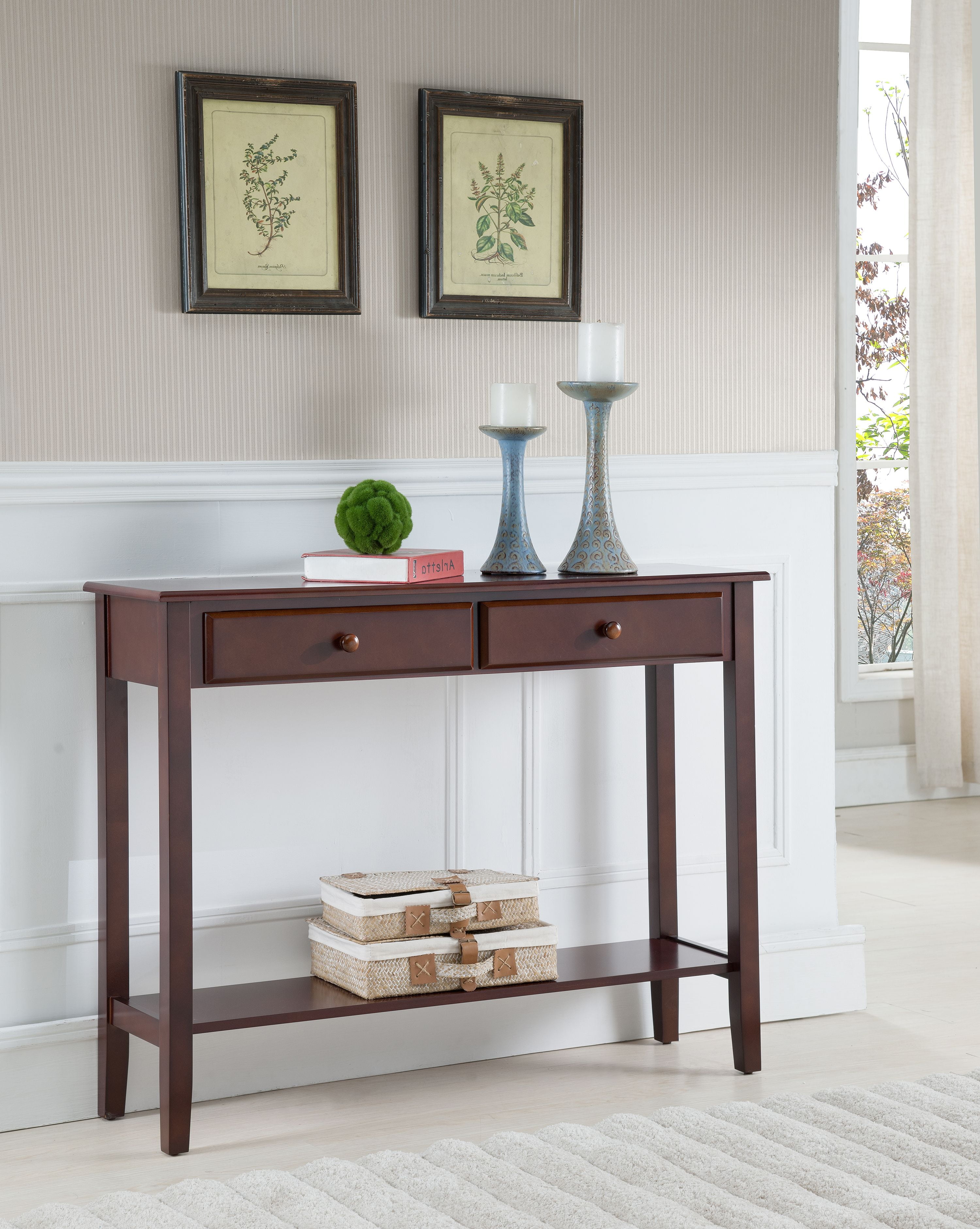Console wooden table
