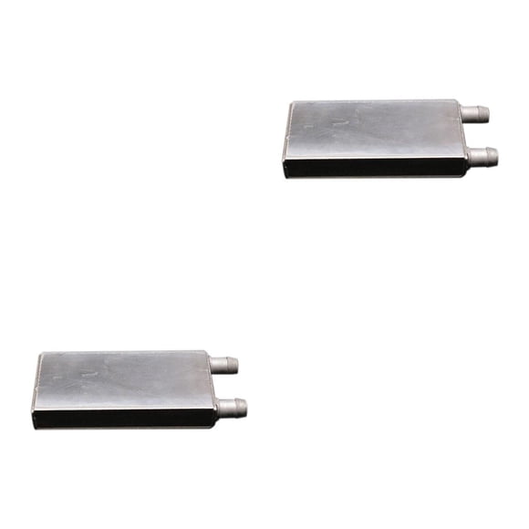 Accesorios Injueey de Bloque de Refrigeración por Agua Líquida de CPU de Aluminio Universal para PC 40*80mm 2Conjunto