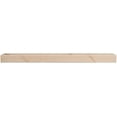 thumbnail image 3 of Mantels Direct Vail 72-in x 4-in Farmhouse Wood Fireplace Mantel Shelf - Unfinished, 3 of 6