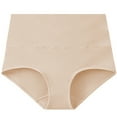 thumbnail image 3 of Women's High Waisted Cotton Underwear Soft Breathable Panties Stretch Briefs Ladies Panties 5 Pack, 3 of 9