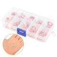 thumbnail image 3 of 1 Set Copper Washer Oil Drain Plug Copper Sealing Washers Copper Washer Assortment Washer Seal Oil Plug Washer Flat Washer Assortment Oil Plug Washer Rose Gold, 3 of 9