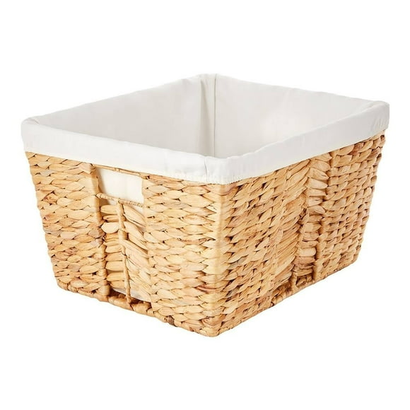 Cesta Mainstays de Palma Rectangular Grande Amarilla