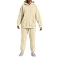 thumbnail image 5 of Women's Oversized Hoodie & Sweatpants Set - Cozy Matching Loungewear Tracksuit with Kangaroo Pocket, 5 of 6