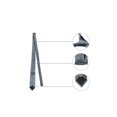 thumbnail image 3 of INSPIRE CHIC Men's Solid Color Formal Casual Party Wedding Self Tied Neckties Dark Gray, 3 of 5