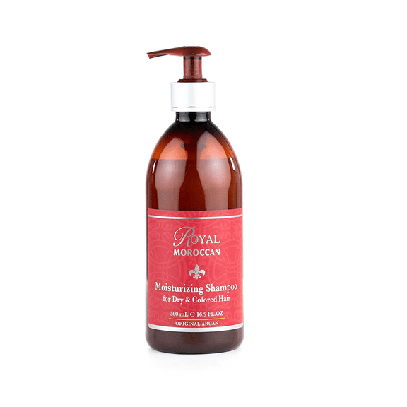 Moisturizing Shampoo Dry Hair Shampoo for Color Treated & Frizzy Hair Royal Moroccan Argan Oil Hair Products (500 ml 16.9 oz)