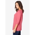 thumbnail image 3 of Jessica London Women's Plus Size Scallop Boatneck Tunic, 3 of 6