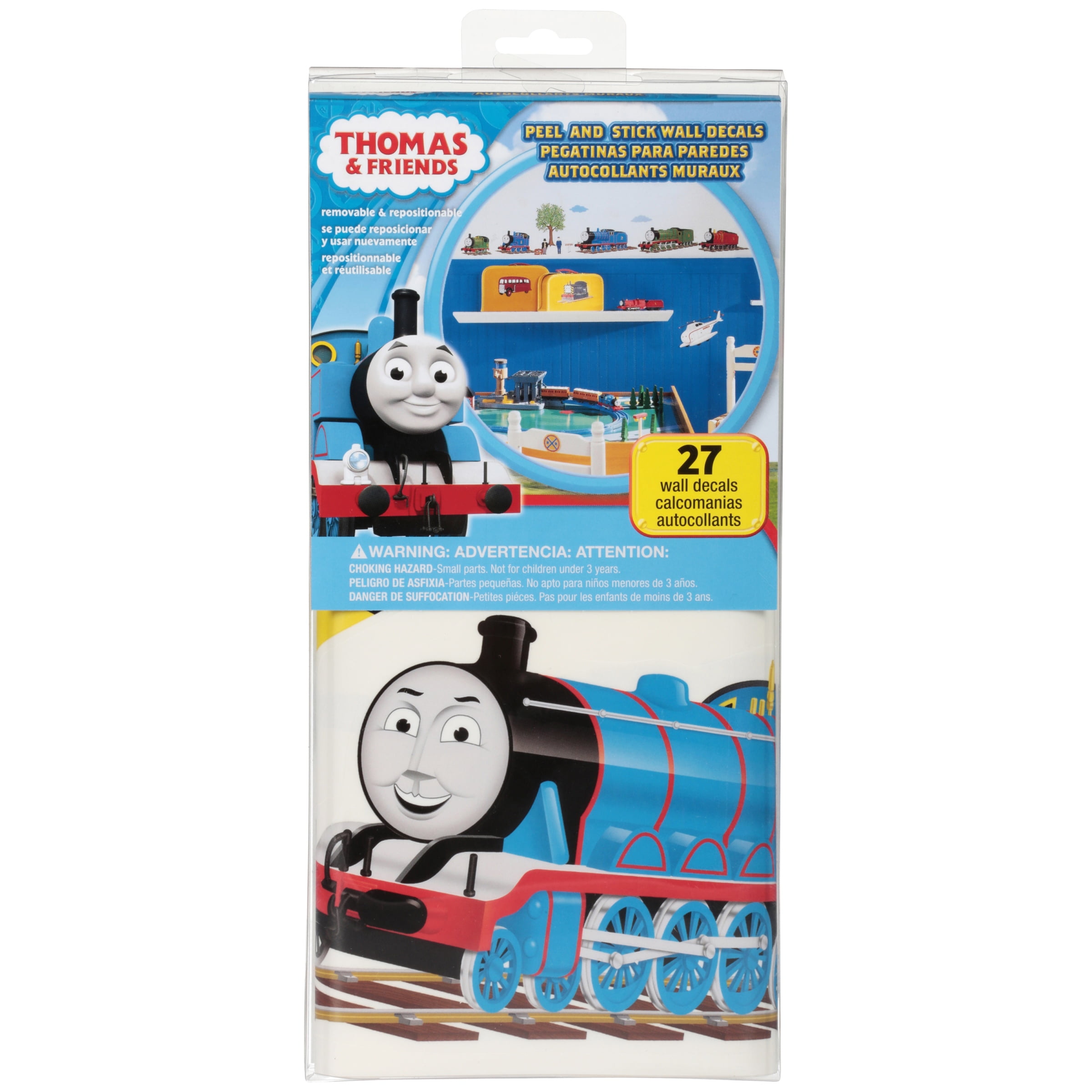 Roommates Thomas And Friends Peel And Stick Wall Decals Walmart Com