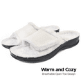 thumbnail image 4 of Aerothotic Hadley Women’s Cozy Faux Fur Slippers – Indoor House Shoes with Memory Foam Comfort, 4 of 6