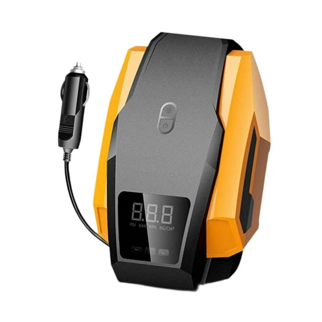 Compresor De Aire 12 V Inflador De Neumáticos Portátil Strade Fareast Limited Negro Amarillo