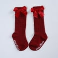 thumbnail image 3 of BULLPIANO Baby Knee High Socks with Bow Toddlers Bow Stockings Infants Long Socks Boys Toddlers Socks Uniform Socks Thick Winter Socks with Grips, 3 of 6