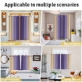 thumbnail image 6 of Purple Yellow Ombre Kitchen Curtains 84 Inch Length, Farmhouse Modern Gradient Art Grommet Top Bedroom Living Room Curtains, Light Filtering Cafe Curtain Drapes 2 Panels Set 84''x84'', 6 of 9