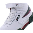 thumbnail image 2 of Fila F-13 Baby Boys Shoes Size 6, Color: White/Green, 2 of 4