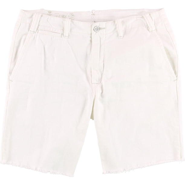 Ralph Lauren Mens Twill Casual Chino Shorts, Blanco, 36