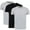 H Grey/Black, variant on Adult Premium HW Short Sleeve TEE - Pack Of 3, Black/H Grey - XL