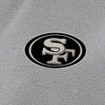 thumbnail image 2 of Women's Antigua  Gray San Francisco 49ers Nostalgic Full-Zip Vest, 2 of 2