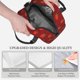 thumbnail image 3 of Easygdp Strawberry Caja de Almuerzo para Mujeres y Hombres, Bolsa de Almuerzo Insulada, Bolsas Reutilizables Impermeables para Viajes, Trabajo y Picnics, 3 of 7