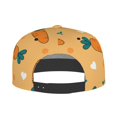 thumbnail image 4 of Fotbe Love Carrot Flat Bill Visor Cap Classic Snapback Hat Polyester Foam Trucker Hat Trucker Cap Adjustable Baseball Cap, 4 of 9