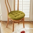 thumbnail image 6 of Vfedsrsge 1Pc Solid Green Corduroy Chair Cushion - Foam Filled Thickened Soft Seat Pad, 16.5in Quick Shape Recovery for Kitchen Dining/Patio, Indoor/Outdoor Use, 6 of 6