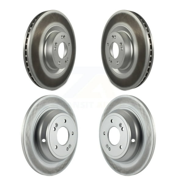 Genius Front Rear Coated Disc Brake Rotors Kit for Car Hyundai Genesis G80 Kia K900 KG-101139