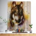 thumbnail image 2 of Design Art - Brown Wolf Illustration, 2 of 5