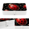 thumbnail image 4 of Seven Starred Ladybird Portable PU Leather Jewelry Box with Removable Compartment, Necklace Holder, Storage Box, and Jewelry Organizer, 4 of 6