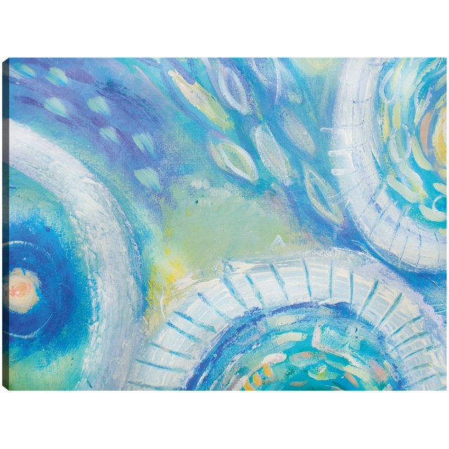 Cuadro Decorativo | Fine Art Tj | Resumen De Mundo Acuático Azul Por Dp Gallery - 86 x 114 cm