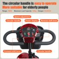 thumbnail image 6 of Yedigre 4-Wheel Heavy-Duty Mobility Scooter, Up to 16 Miles Range, High-Performance Motor with Charger & Basket, 6 of 12